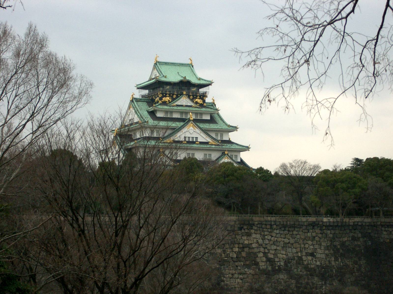 大坂城の復興天守