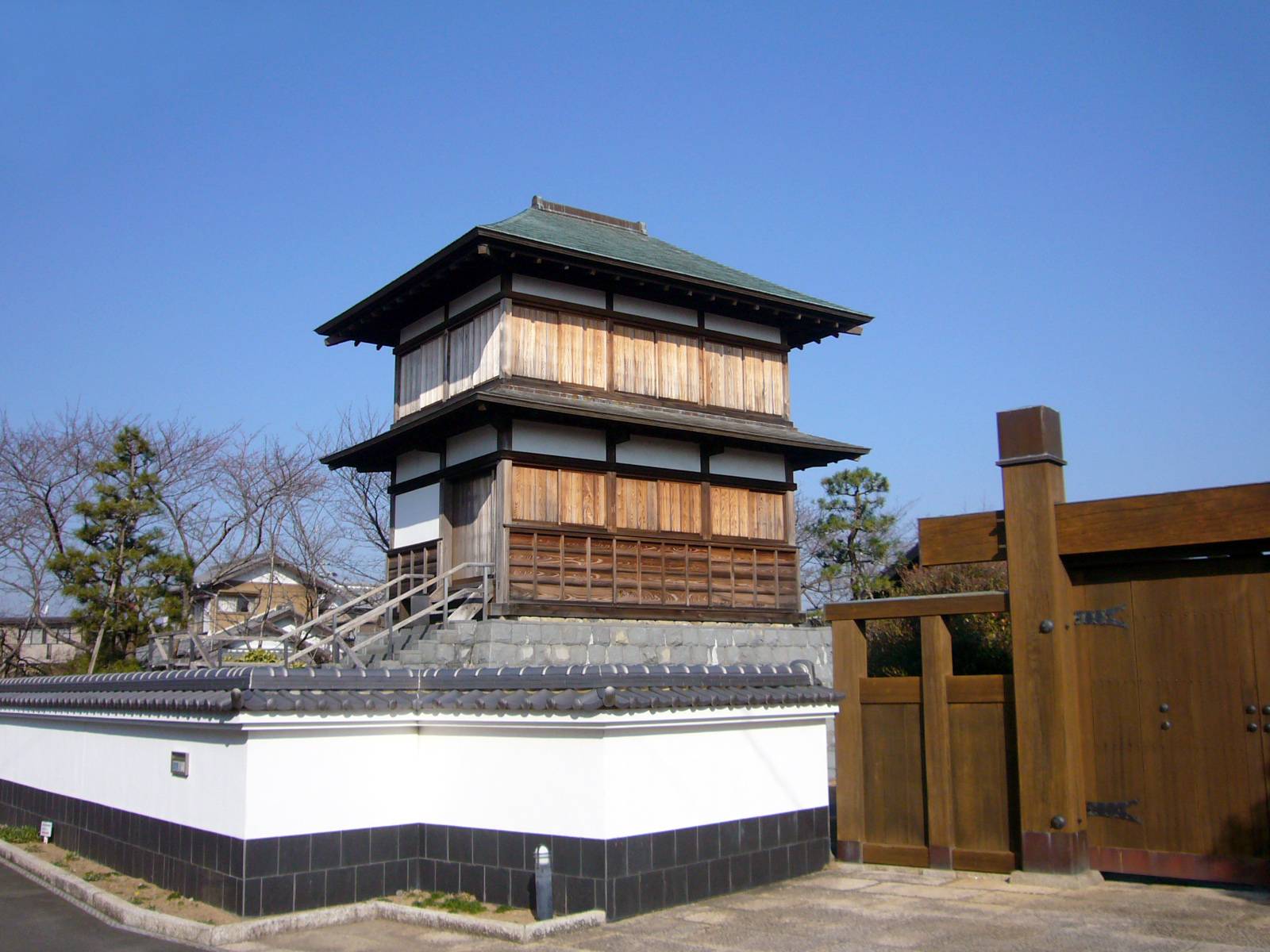 移築現存する田中城の本丸櫓